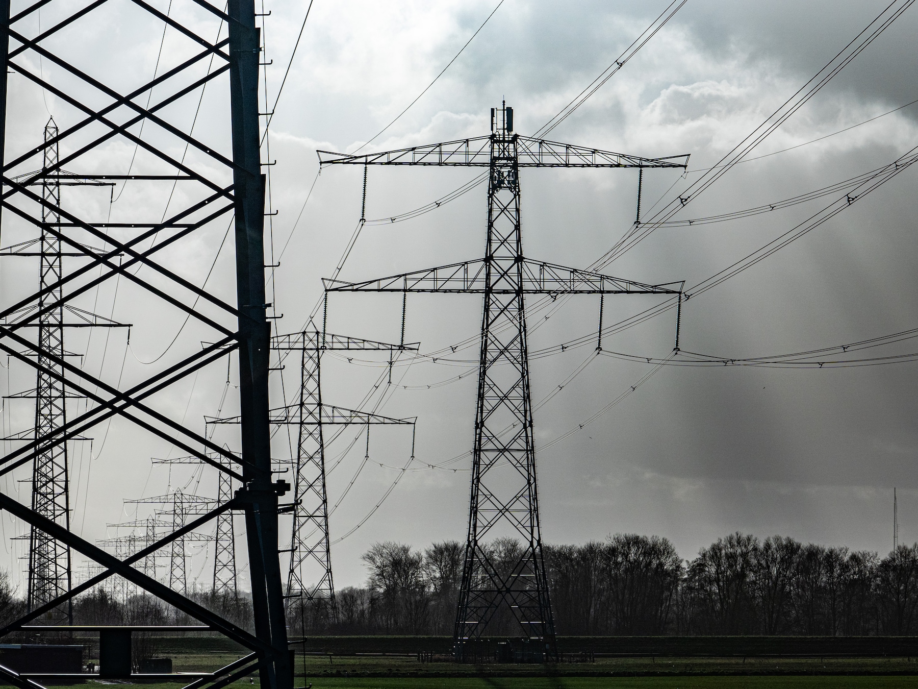 Stroomstoring in Aalbeke aan de gang