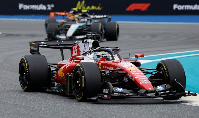 Verstappen zakt naar achtste plaats na desastreuze start, Charles Leclerc  neemt koppositie over van polesitter Antonelli | Sport | HLN.be