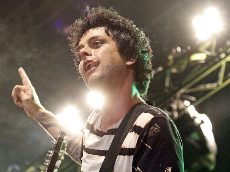 Green Day-zanger Billie Joe Armstrong.