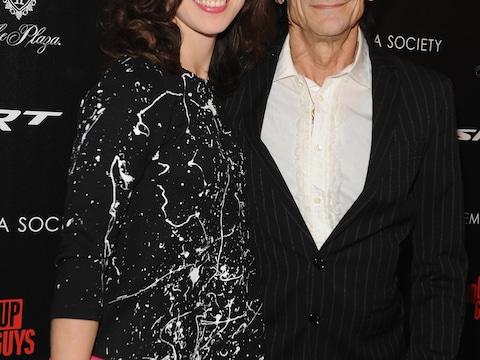 Sally Humphreys en Ronnie Wood.