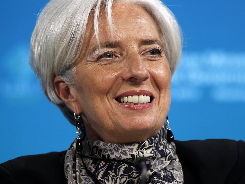 IMF-topvrouw Christine Lagarde.