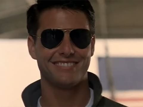 Tom Cruise als Pete 'Maverick' Mithcell