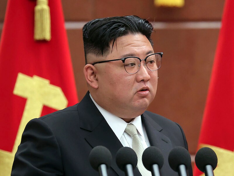 De Noord-Koreaanse leider Kim Jong-un.
