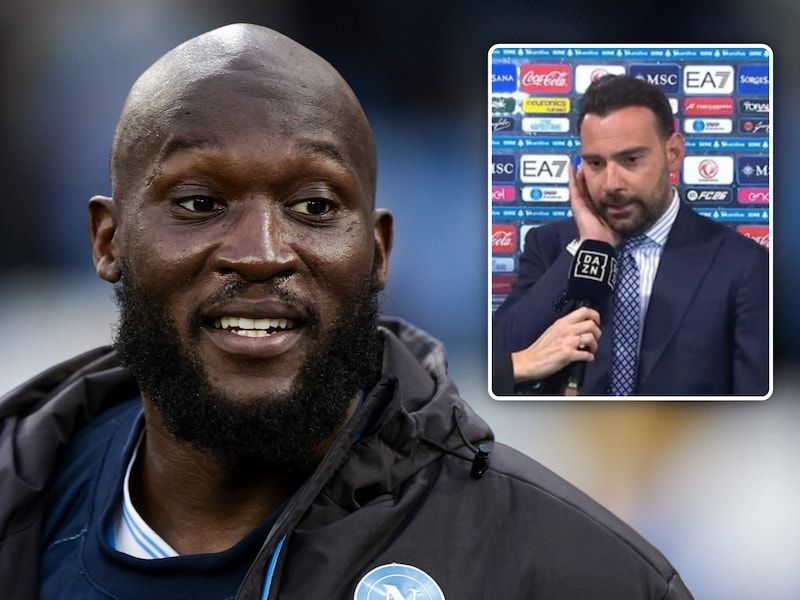 “Een geluk dat we een koper voor hem vonden”: sportief directeur Napoli geeft toe dat verkoop van Romelu Lukaku niet liep zoals gehoopt