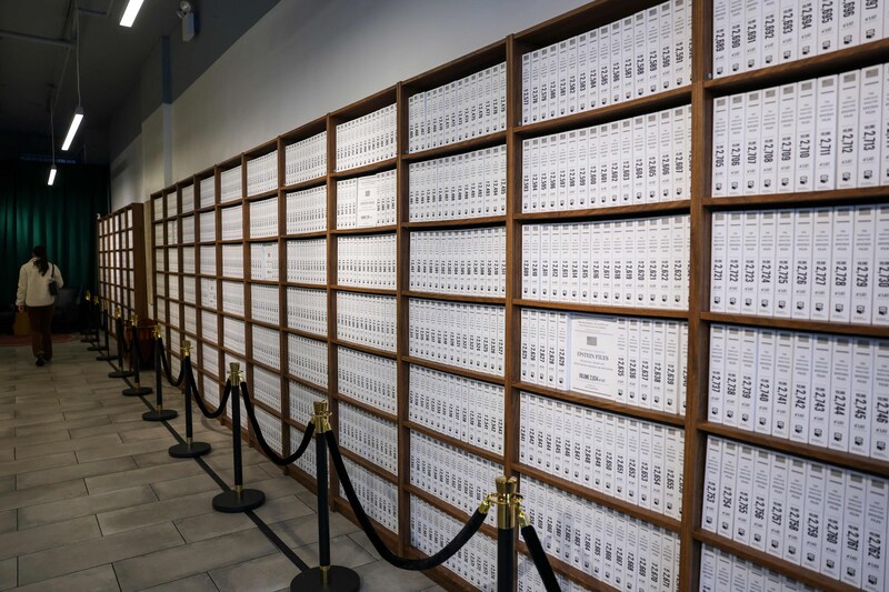 Image of 'The Donald J. Trump and Jeffrey Epstein Memorial Reading Room'. 