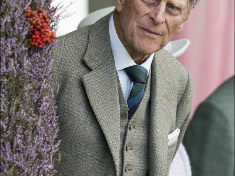 De 91-jarige Britse prins Philip.