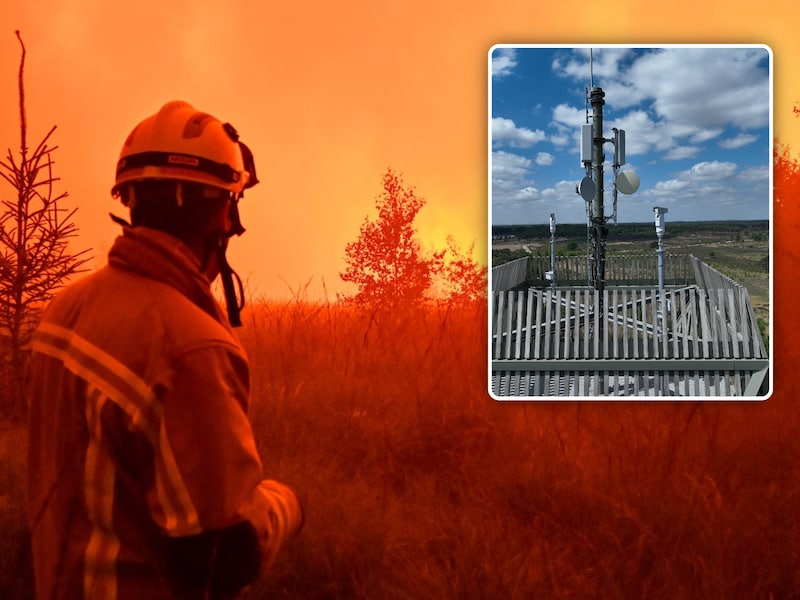 Op de brandtoren op de Kalmthoutse Heide werd vorig jaar al een slimme camera’s geïnstalleerd. Het cameraschild wordt volgend jaar uitgebreid naar de rest van Vlaanderen, om natuurbranden zoals die in de Hoge Venen te voorkomen.