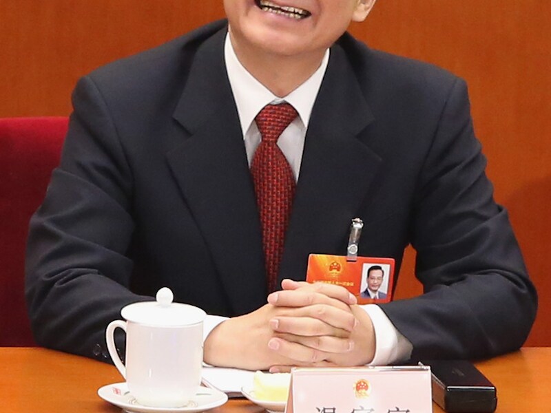 De Chinese premier Wen Jiabao.