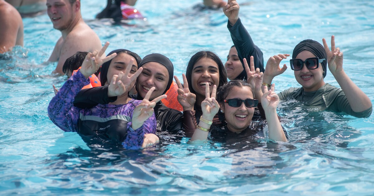 Openluchtzwembad in Wetteren helemaal uitverkocht