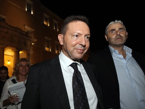 Minister Yannis Stournaras.