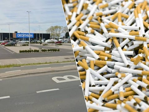 De lading werd onderschept bij de Decathlon in Oostende. 