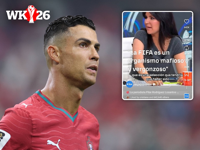 Opvallend: Cristiano Ronaldo liket video waarin FIFA “maffia” wordt genoemd, om die daarna bliksemsnel te wissen
