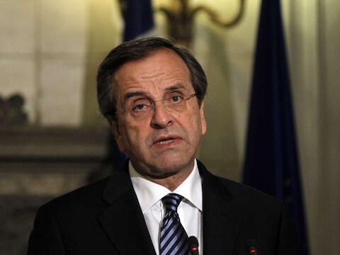 Grieks premier Antonis Samaras