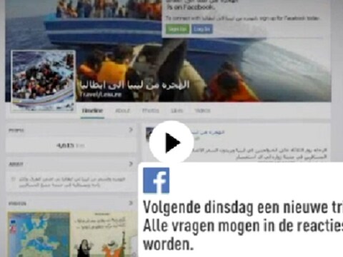Facebook en andere sociale media staan blijkbaar vol met gesloten groepen en open pagina's met informatie over bootreizen naar Europa.