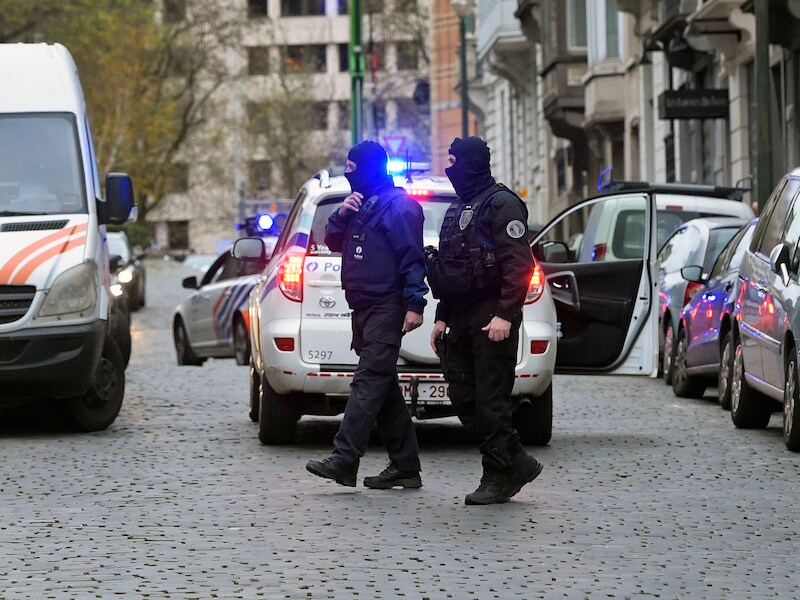 De politie zette de grote middelen in voor de verschijning van Amri en Attou voor de raadkamer in november.