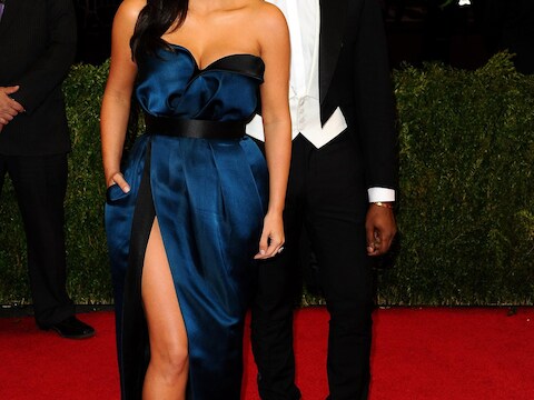 Kim Kardashian en Kanye West