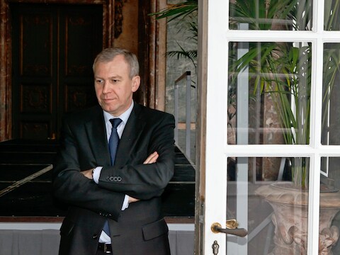 Ontslagnemend premier Yves Leterme (CD&amp;V).