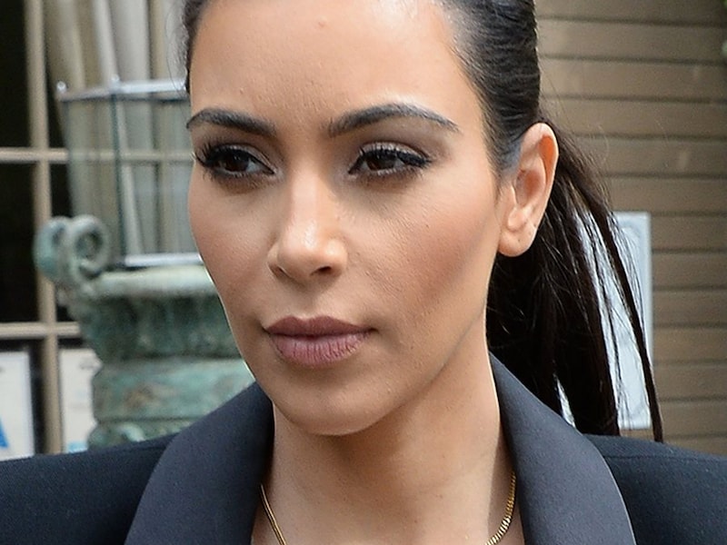 De wimpers van Kim Kardashian zien er altijd perfect uit.