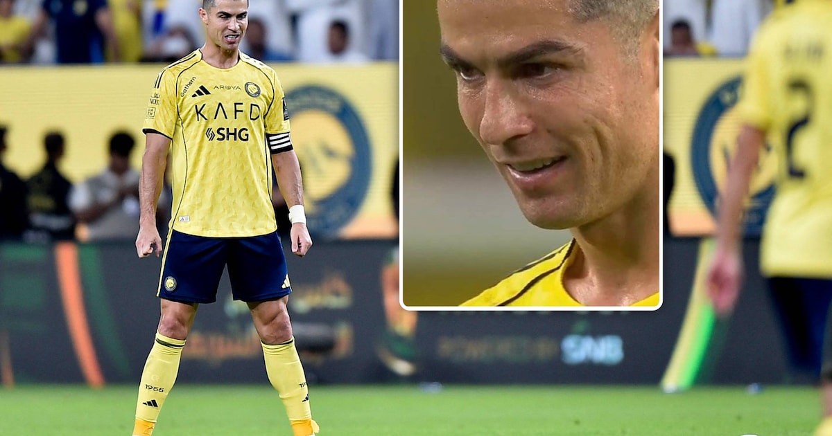 Hij pompt zich op... waarna ultieme vrije trap de mist ingaat: Cristiano Ronaldo kan met Al Nassr al