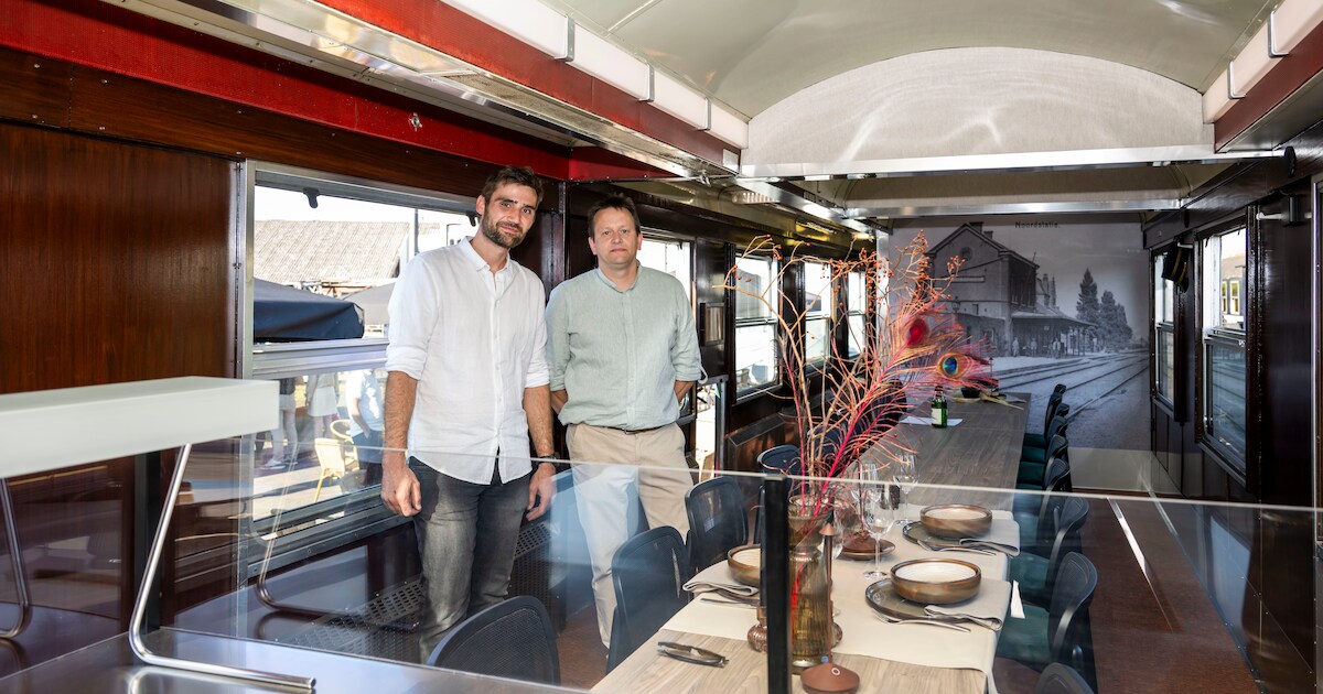 Historisch buffetrijtuig krijgt nieuw leven als rijdend restaurant dankzij Hof ter Velden en vzw Sto