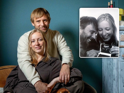 Melissa Depraetere en haar man Kenneth Vermeulen na aankondiging van de zwangerschap.