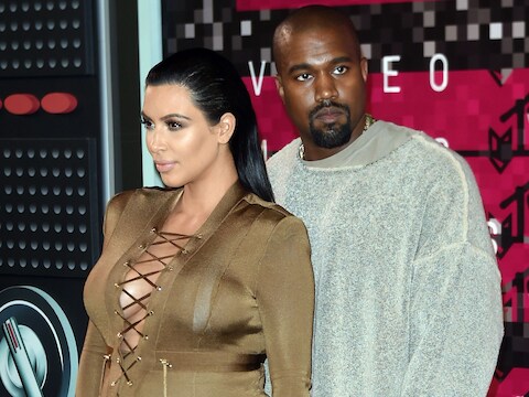 Kim Kardashian en Kanye West