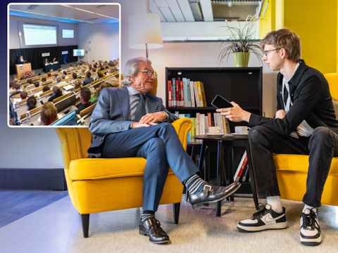 Onze reporters Glenn Haex (rechts) en Ariane De Borger trokken naar een van de belangrijkste medische congressen in ons land. 