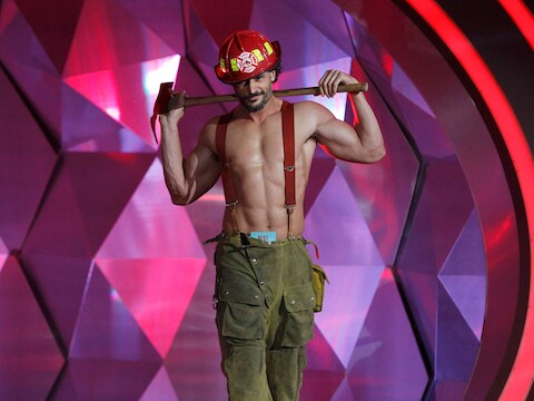 Joe Manganiello heeft de 'Ab-hancer' niet nodig