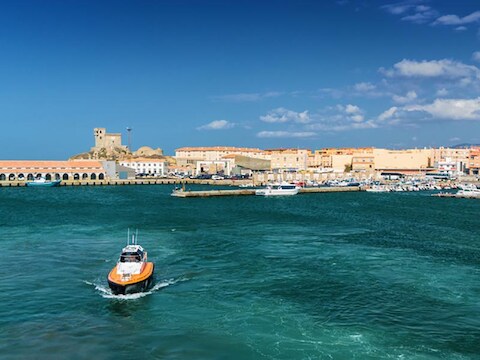 De haven van Tarifa.
