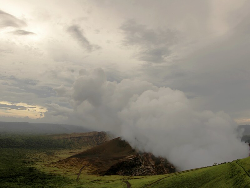 Actieve Masaya-vulkaan in Nicaragua.