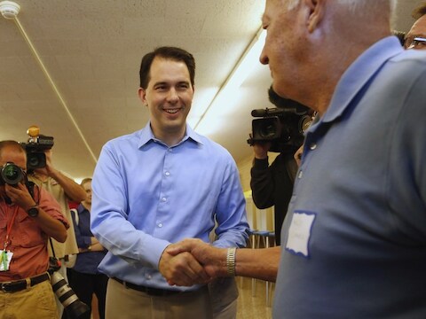 Wordt huidig gouverneur Scott Walker (Republikein) vervangen?