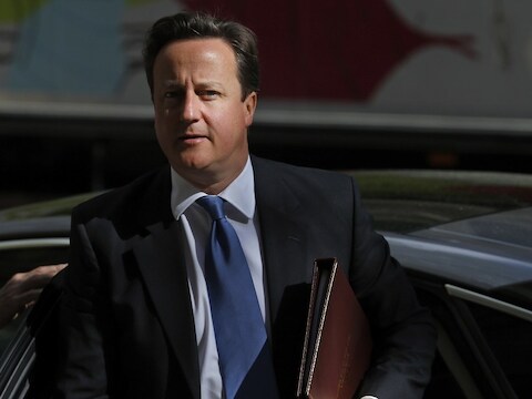 De Britse premier David Cameron