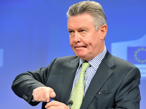 Europees commissaris voor Handel Karel De Gucht.