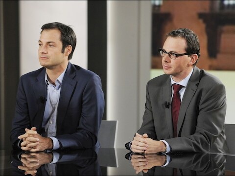 Alexander De Croo en Wouter Beke.