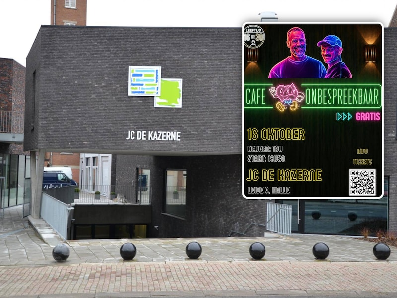 Op vrijdag 16 oktober kunnen jongeren van 16 tot 30 jaar in JC De Kazerne in gesprek gaan over onder meer stress, twijfels of prestatiedruk.