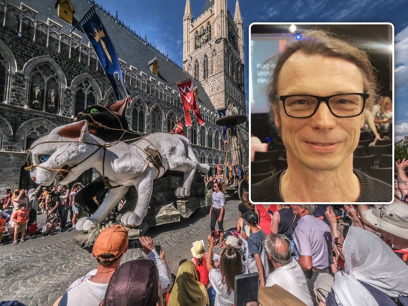Een beeld van de Kattenstoet in 2024. Inzet: Steven Duyck, de regisseur van de stoet.