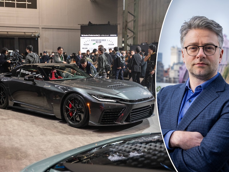 Brecht Vanhaelewyn was bij de voorstelling van de Toyota GR GT.
