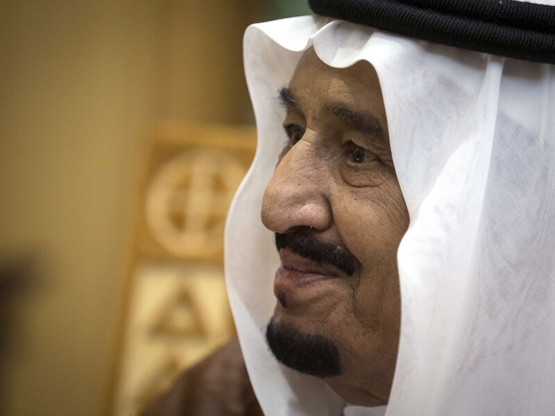 Koning Salman bin Abdulaziz al-Saud.
