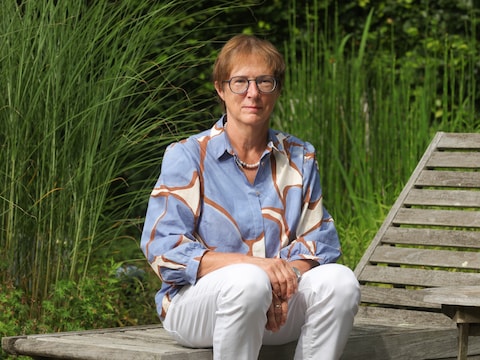 Ann Staelens, echtgenote van Dirk De fauw. 