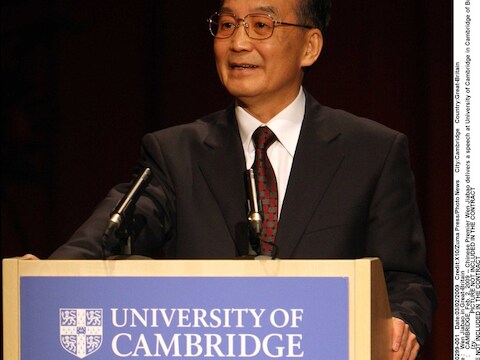 De Chinese premier Wen Jiabao wil woorden in daden omzetten.