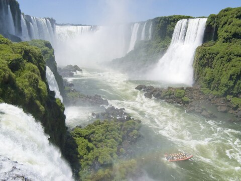De wereldberoemde Iguazu-waterval.
