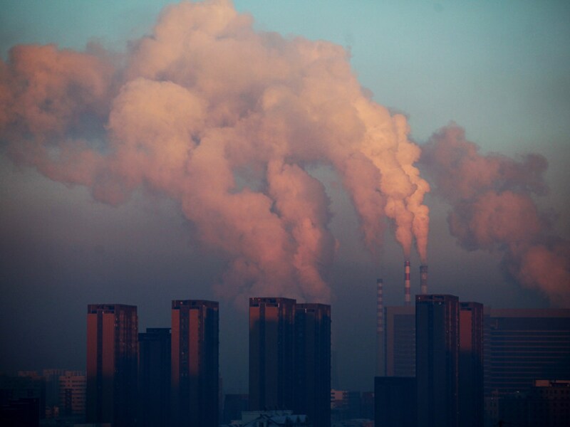 Een kolencentrale in China