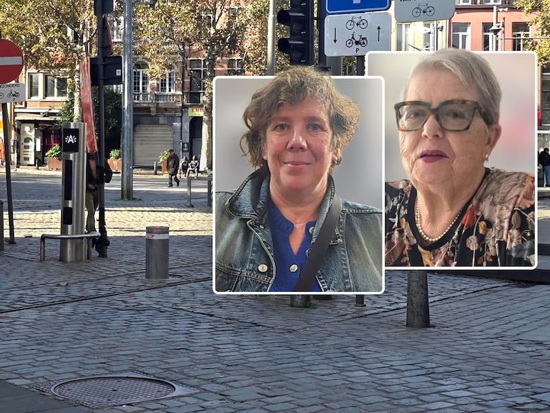 De Antwerpse claimer-aanpak verdeelt Antwerpen-Noord. Straatpastoor Niek Everts (inzet links) en Paula De Brie (inzet rechts), die al dertig jaar straatvrijwilliger is, begrijpen de bezorgdheid van buurtbewoners, maar vragen zich af waar mensen na een arrestatie naartoe kunnen. 