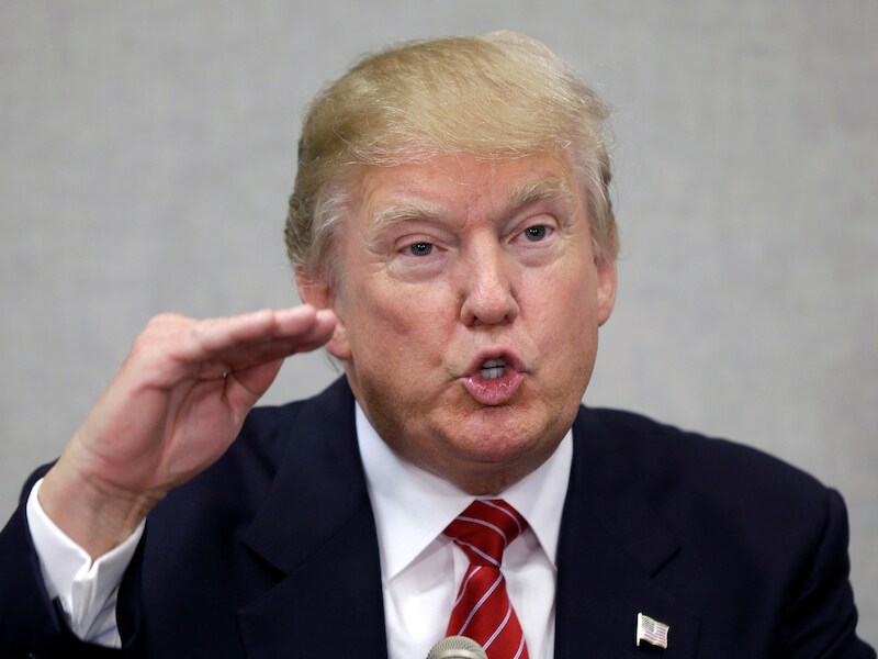 Trumps harde uitspraken over onder meer migratie vallen in goede aarde bij de Republikeinse achterban.