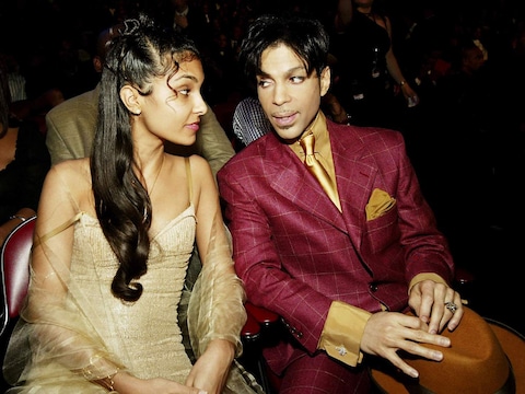 Prince met zijn tweede vrouw, Manuela Testolini.
