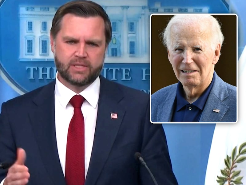 KIJK. Amerikaanse vicepresident Vance onder vuur omdat hij spot drijft met Biden na vraag over 9/11-herdenking