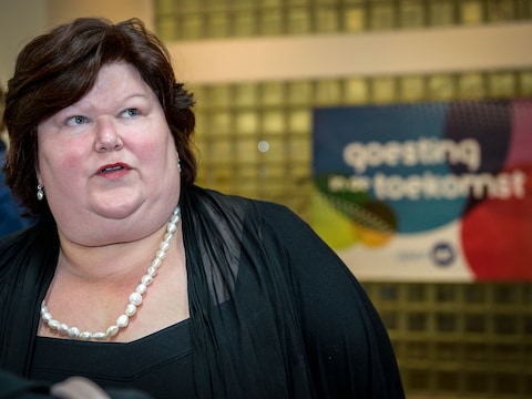 De favoriete kandidaat-premier van de Franstaligen Maggie De Block (Open Vld).