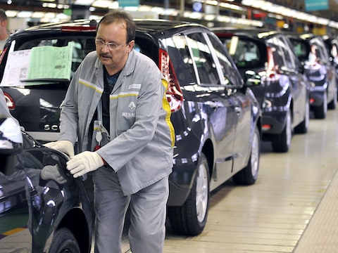 De Ford-modellen zullen geproduceerd worden in deze Renault-fabriek in Douai.