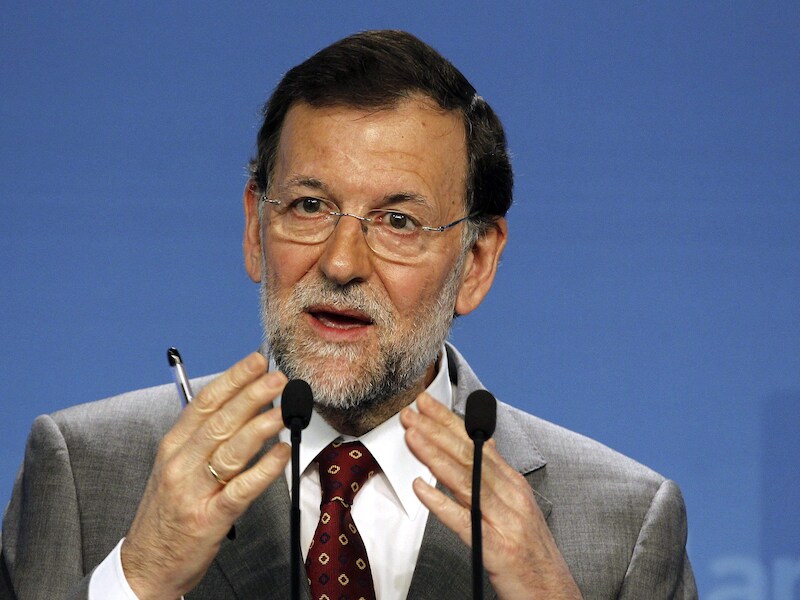 De Spaanse premier Mariano Rajoy: Europa moet duidelijk maken dat de euro "onomkeerbaar" is en "duidelijke, krachtige en energieke" acties ondernemen ten voordele van de munt.