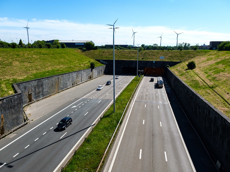 Illustratiebeeld van de Rupeltunnel, waar het ongeval ongeveer plaatsvond.